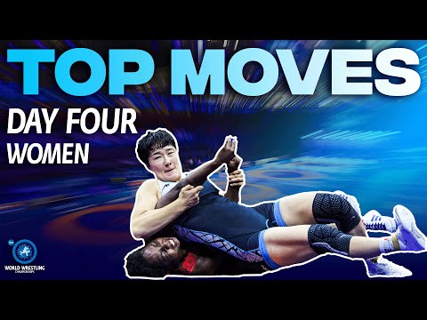 Top Women's Wrestling Moves from Day 4 - Senior World Championships 2023