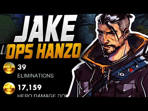 JAKE DPS MAIN - HANZO! 39 ELIMS! [ OVERWATCH SEASON 25 TOP 500 ]