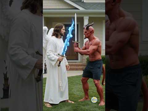 Satan Rises From the Ground — Jesus Fights Him