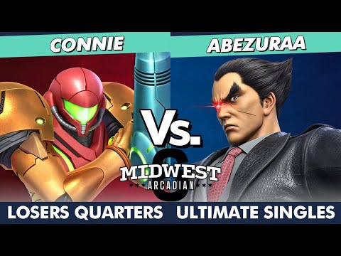Midwest Arcadian 6 Losers Quarters - Connie (Samus) Vs. abezuraa (Kazuya) SSBU Ultimate Tournament
