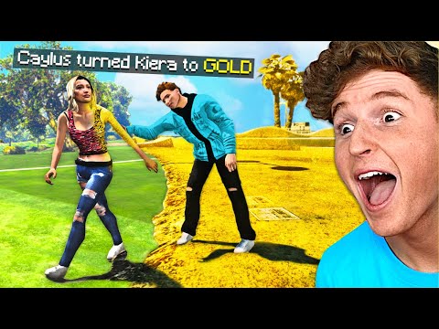 GTA 5 But Everything I Touch Turns GOLD!
