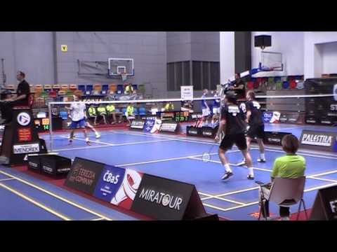 MMČR badminton 2015 -  Baptiste Careme Ronan Labar - Zvonimir Durkinjak Zvonimir Hoelbling