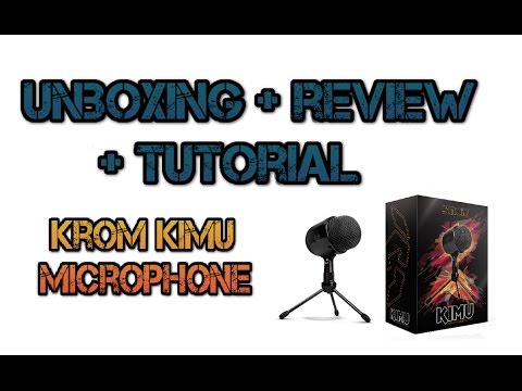 Krom Kimu Microphone [ UnBoxing + Review + Tutorial Quitar Ruido ]