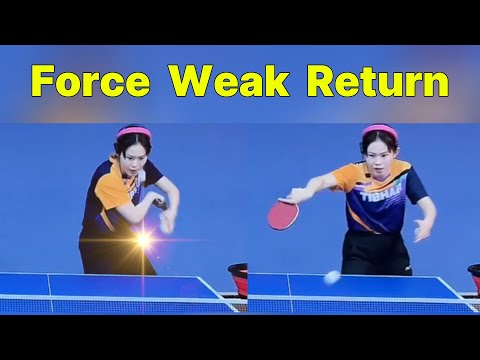 It's a Setup, Not an Ace! The Backhand Serve That FORCES a Weak Return