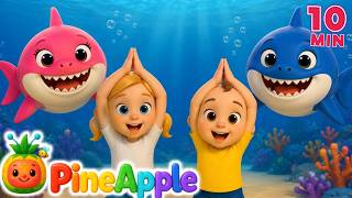 Download lagu Baby Shark | PineApple Nursery Rhymes & Kids Songs mp3