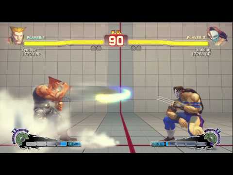 SSF4: kyotojin (Guile) VS araidon (Claw)