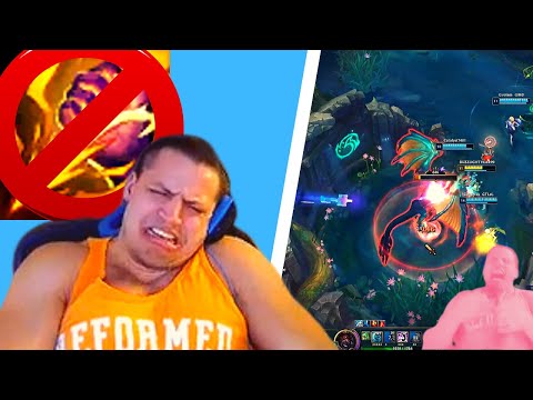 Tyler1 CRIES & BREAKS HEADSET IN RAGE AFTER MISSING SMITE!!! LOSES MIND!