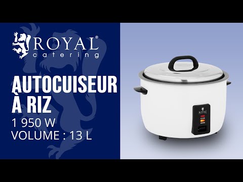 Vidéo - Autocuiseur à riz - 13 l - 1 950 W