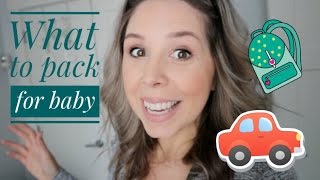 PACKING FOR A 3 MONTH OLD BABY | MINI ROADTRIP | GLAMPING GETAWAY