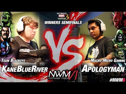 NWM6 UMvC3 Top16 WSF - BE|KaneBlueRiver (HUL-HAG-SEN) vs MMG|Apologyman (FIR-DRD-SKR)