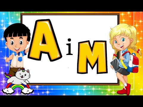 Nauka czytania metodą sylabową cz.1 poznajemy litery "A" i "M"