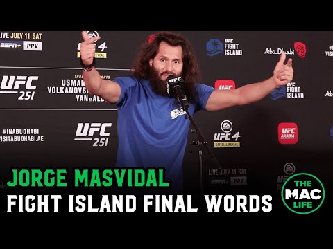 Jorge Masvidal: 'UFC 251 is Conor-Khabib big because I'm on the motherf***ing card'