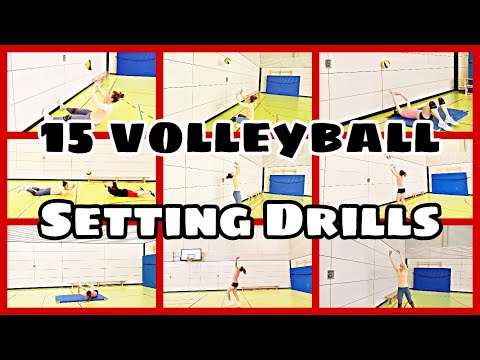 15 spannende Übungen zur Verbesserung des oberen Zuspiels - 15 volleyball setting drills