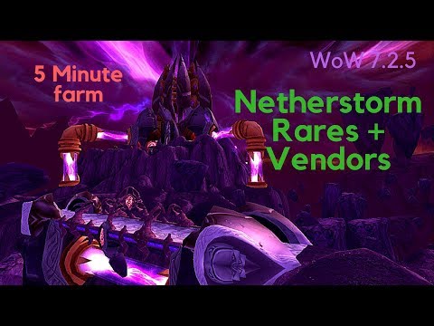 5 Minute WoW Gold farm - Netherstorm (rares + vendors)