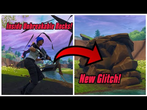 Get Inside In Any Unbreakable Rocks Glitch (New) Fortnite Glitches Season 6 PS4/Xbox one 2018