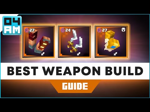 04AM - The BEST Weapon Build in the Game Max DPS + Enchantments in Minecraft Dungeons