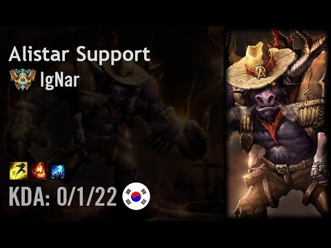 Alistar Support vs Trundle - IgNar - KR Challenger Patch 6.7