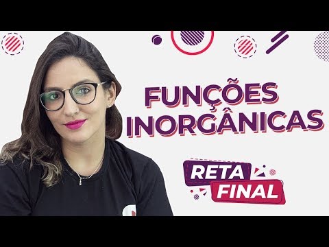 | Live | Funções inorgânicas no Enem | Profª. Amanda Thomé