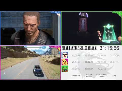 Final Fantasy Series Relay Race VI - Final Fantasy XV / Final Fantasy VI first half