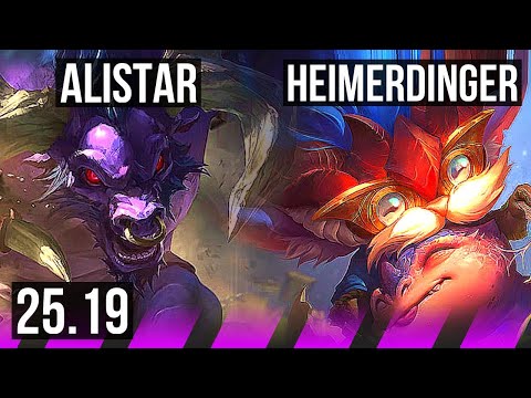 ALISTAR & Kog'Maw vs HEIMERDINGER & Ashe (SUP) | 4/1/17 | KR Master | 25.19