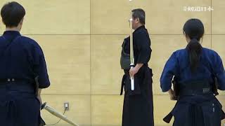 「誠先生の剣道教室」2025_捨て身の技を放つ心の働かせ方②実技その１「気を溜めて、攻めて間合に入って打つ基本」講師／大阪・佐藤誠教士八段