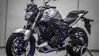 Yamaha MT25 close view (Indonesia)