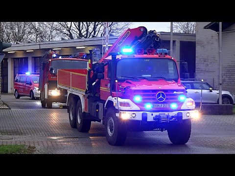 Deich droht zu brechen! | Großeinsatz in Oberhausen - Einsatzfahrten
