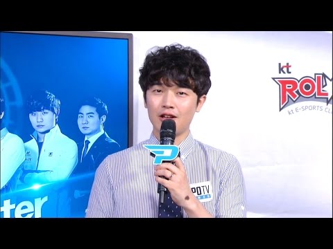 [SPL2016] KT vs CJ MVP Interview -EsportsTV, Starcraft 2