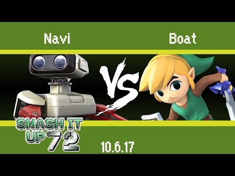 Boat (Toon Link ) vs Navi (R.O.B) - SIU 72 - Wii U
