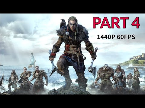 ASSASSIN'S CREED VALHALLA 100% Walkthrough Gameplay Part 4 - No Commentary (PC - 1440p 60FPS)