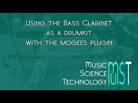 Bass Clarinet as a drum kit