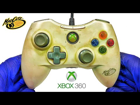 Restoration Original Xbox 360 Mad Catz Edition Controller - Retro Gaming Console Restoring & Repair