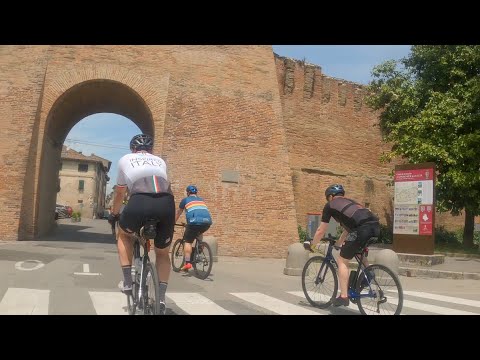 Ride 166 - Cycling Umbria, Italy to lunch. Damn its hot!
