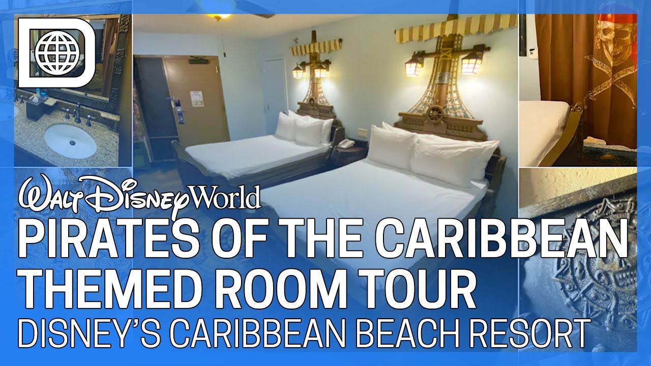 Pirates of the Caribbean Themed Room Tour - Disney’s Caribbean Beach Resort