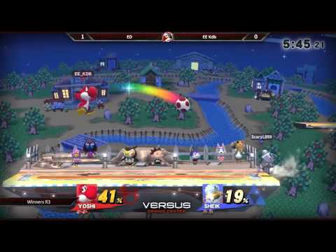 VS EVO Qualifier 5/16/15 - Winners R3 - KDB (Yoshi) vs. Ed (Sheik) - Smash 4