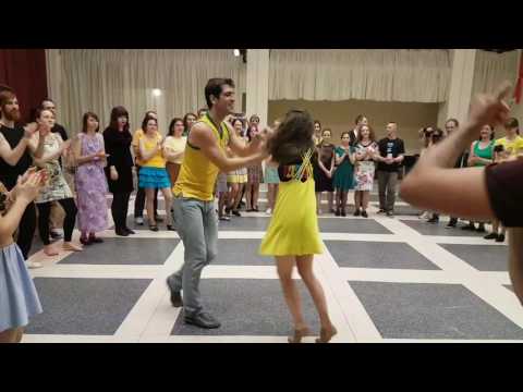 Forró Roda at Forró na Sibéria festival 2017 - Bruno Prado, Miguel Gomes, Tiago, Nastya and Tanja