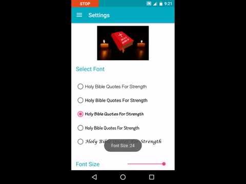 Holy Bible Quotes For Strength Video