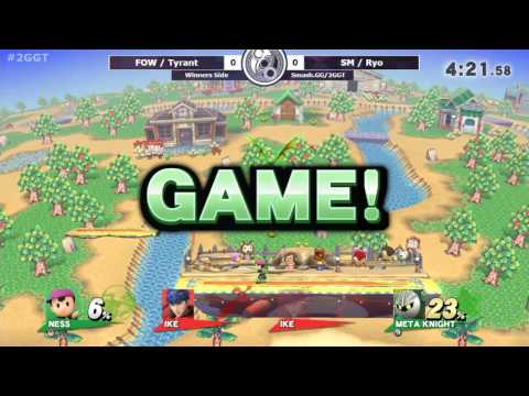 2GGT: Pink Fresh Saga - FOW/Tyrant Vs. SM/Ryo Winners Side - Smash Wii U