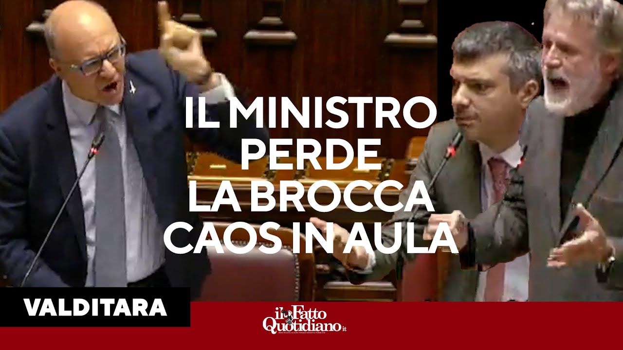 Valditara perde la brocca e insulta l'opposizione: "Vergognatevi". Caos in Aula e repliche a raffica