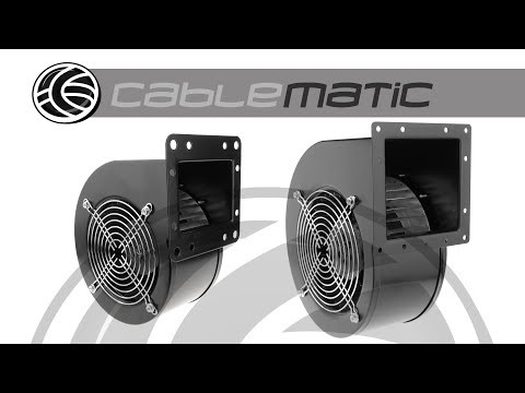 PrimeMatik - Extractor de aire centrífugo radial para ventilación industrial 2600 rpm cuadrado 202x180x115 mm