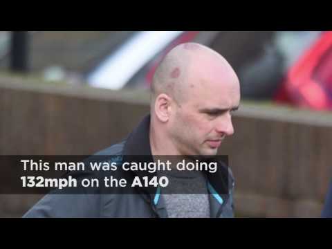 Driver caught speeding at 132mph on the A140 in Norfolk