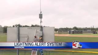 Marion High School Installs Lightning Alert System