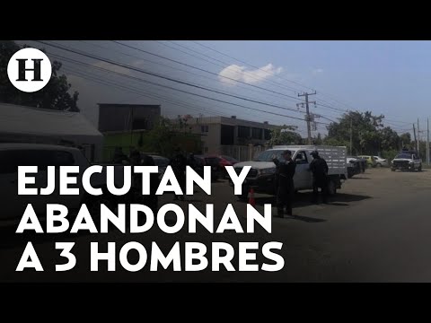 3 hombres son asesinados y abandonados sobre la carretera central de Veracruz; fueron torturados