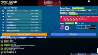 Seven versus one Doubletime The big black Osu!
