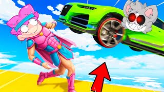 ¡Nadie Sobrevive a los AUTOS MORTALES en GTA! 😱 CORREDOR vs CAZADOR en GTA 5!
