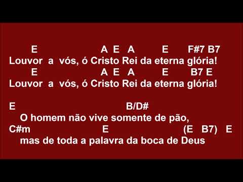 Louvor À Vós, Ó Cristo - Leonardo Sorgetz
