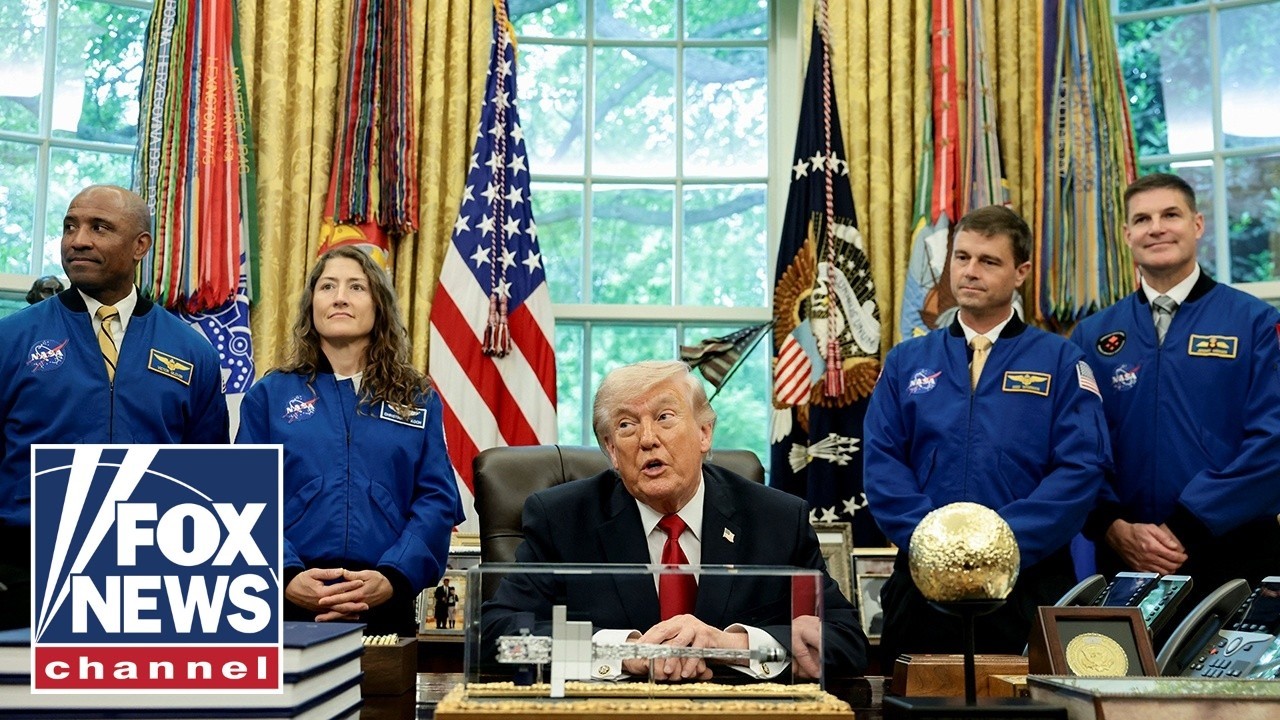 Trump hosts Artemis II astronauts at White House