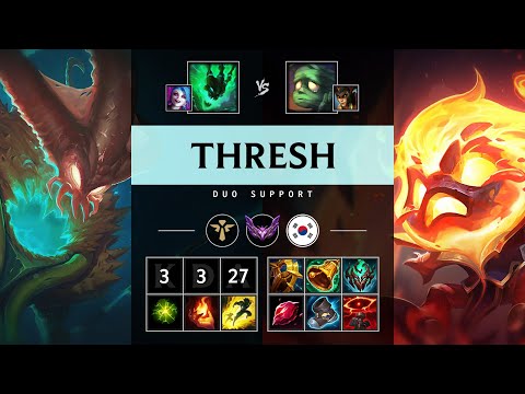 Thresh Support vs Amumu - KR Master Patch 14.19