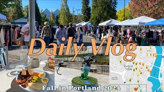【ポートランド駐在妻】#10 秋メキ散歩/カフェ/フリマ/ダウンタウンでねこ探しの旅