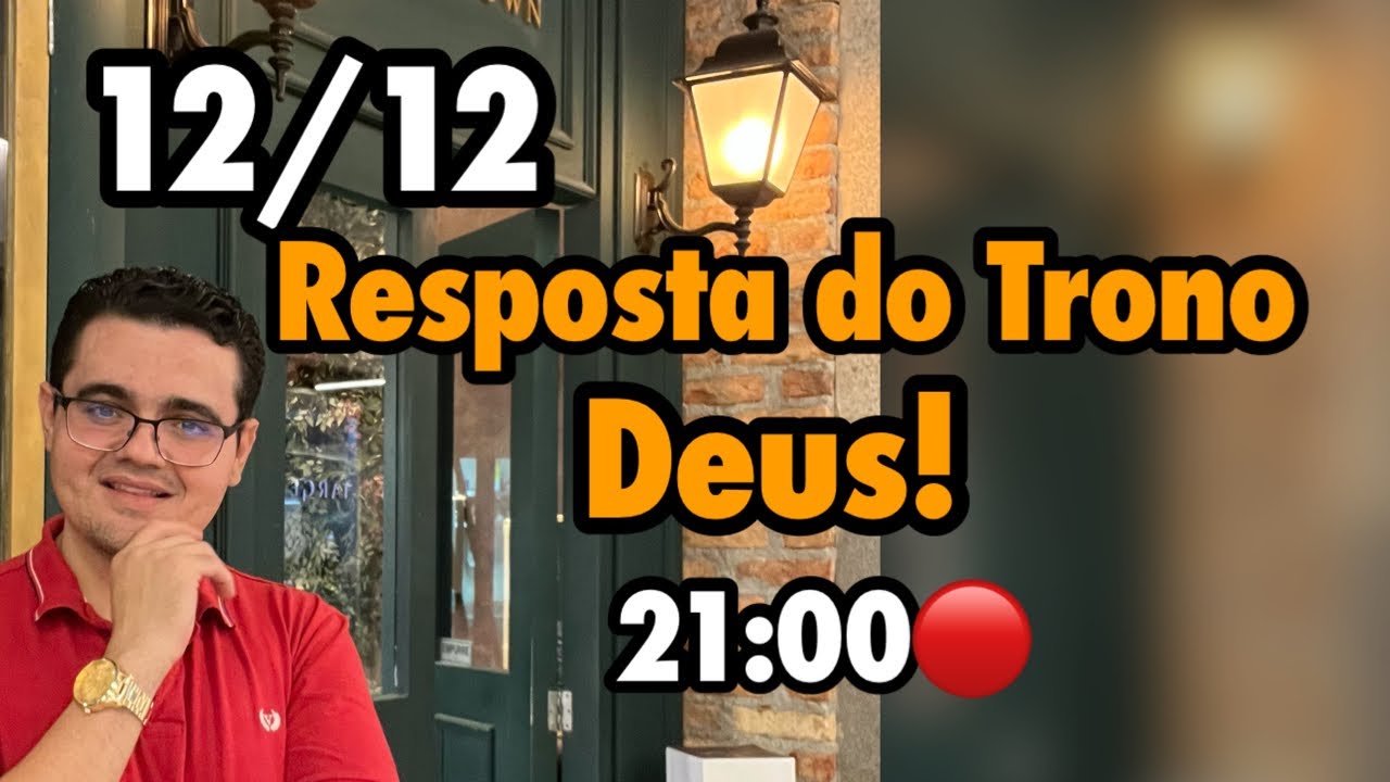 Do Senhor vem a última palavra!